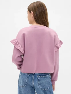 Kids VintageSoft Ruffle Sweatshirt