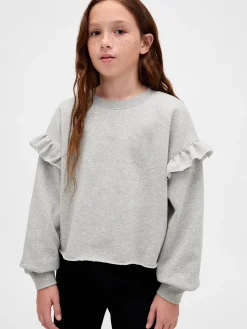 Kids VintageSoft Ruffle Sweatshirt