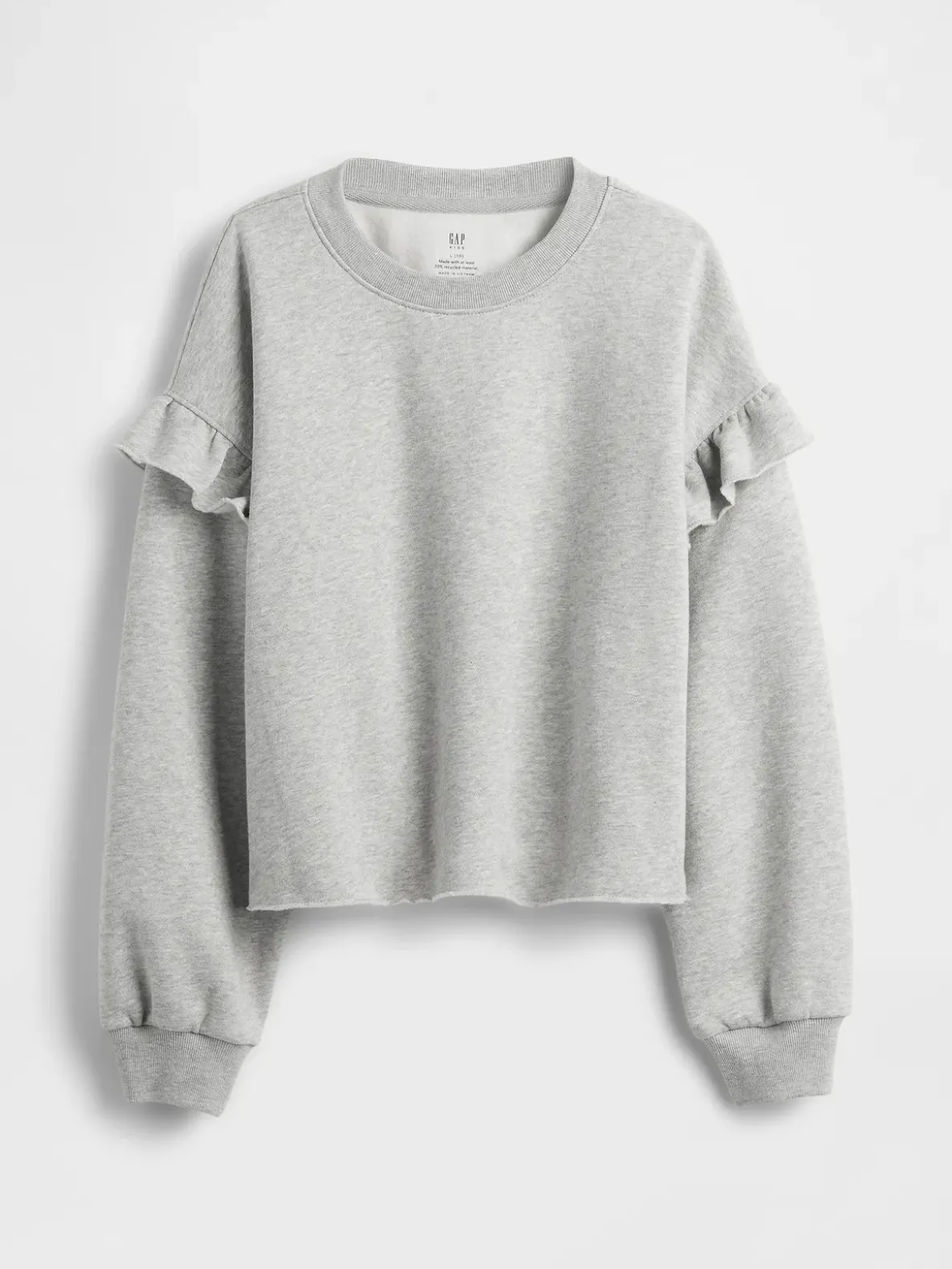 Kids VintageSoft Ruffle Sweatshirt