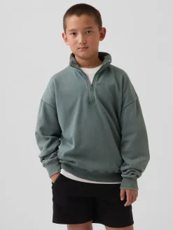 Kids VintageSoft Terry Relaxed Half-Zip Pullover