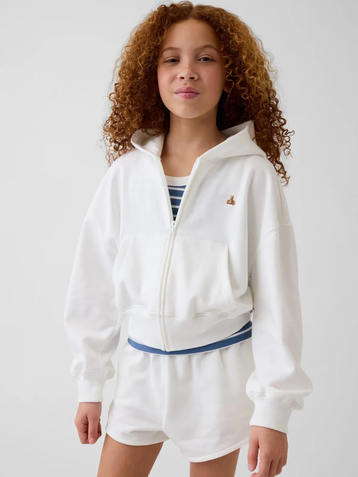 Kids VintageSoft Terry Wedge Zip Hoodie