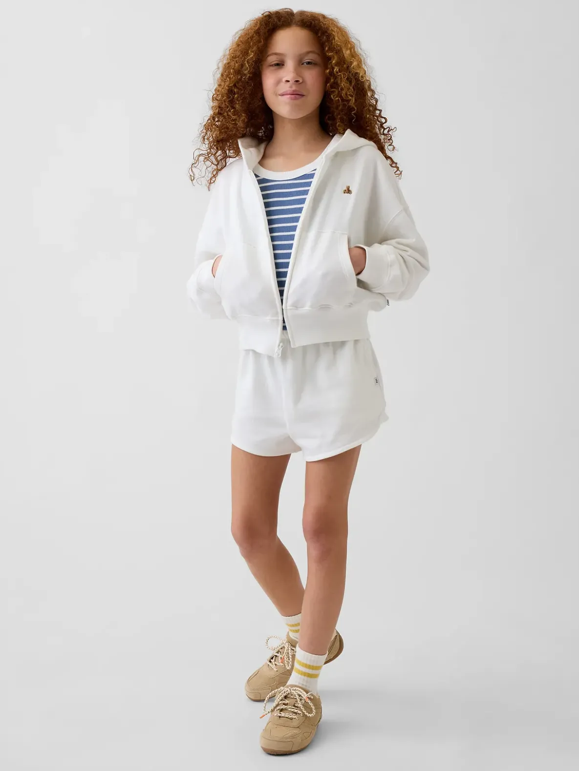 Kids VintageSoft Terry Wedge Zip Hoodie