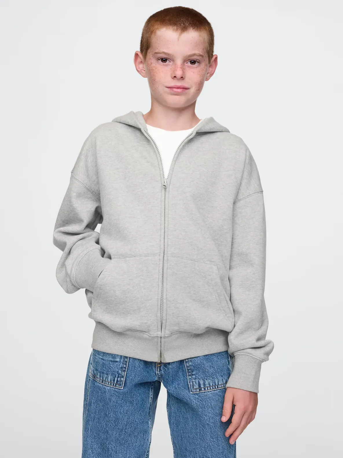 Kids VintageSoft Zip Hoodie