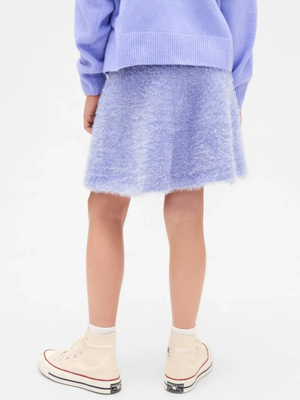 Kids Wicked Tinsel Eyelash Sweater Skirt