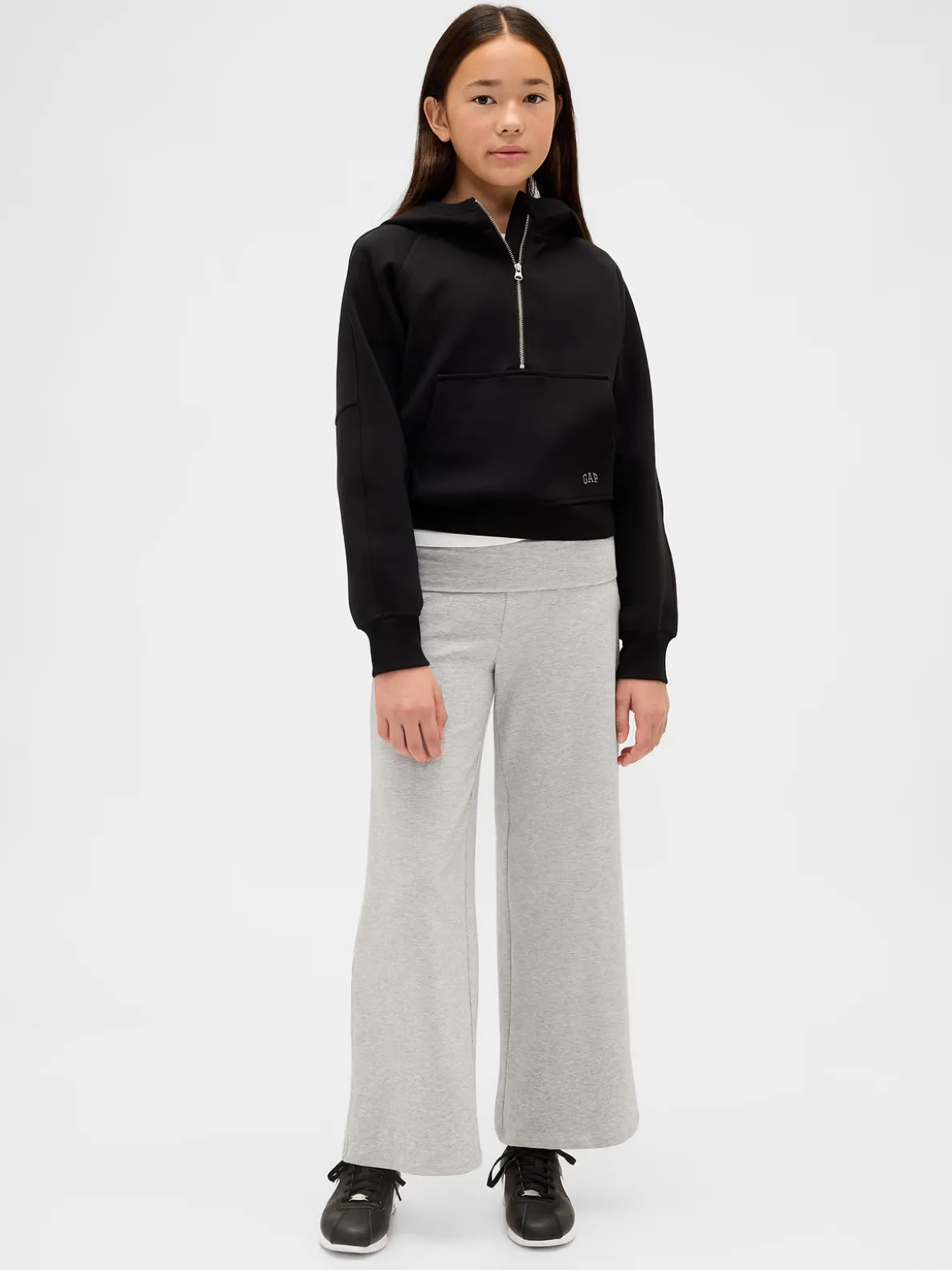 Kids Wide-Leg Foldover Leggings