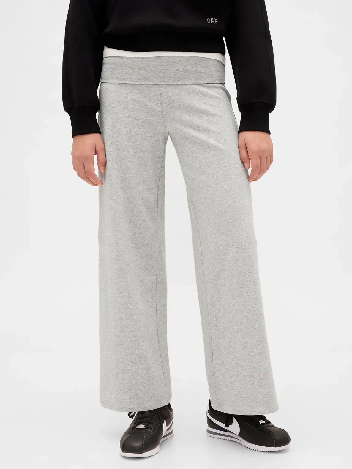 Kids Wide-Leg Foldover Leggings