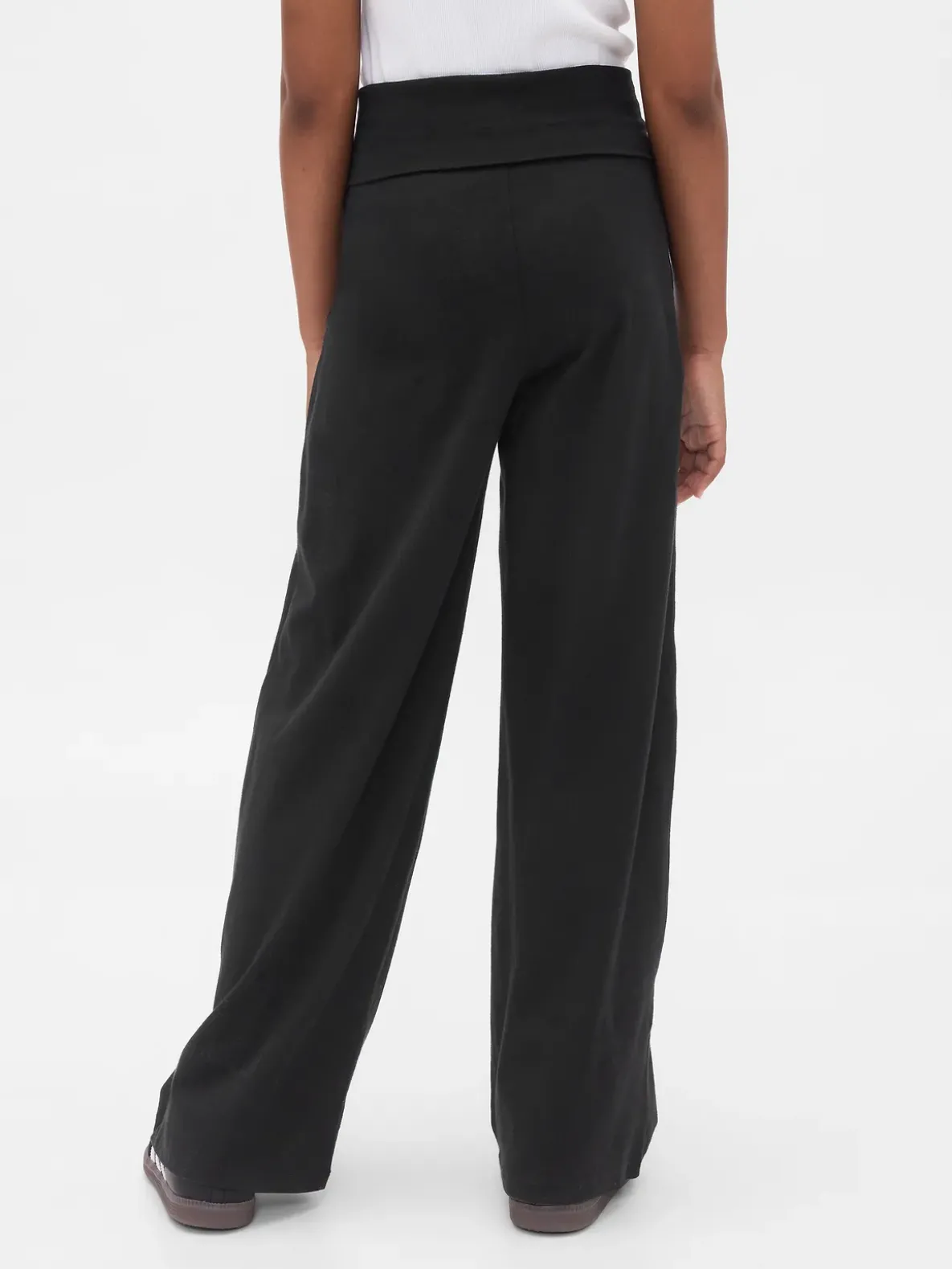 Kids Wide-Leg Foldover Leggings