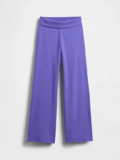 Kids Wide-Leg Foldover Leggings