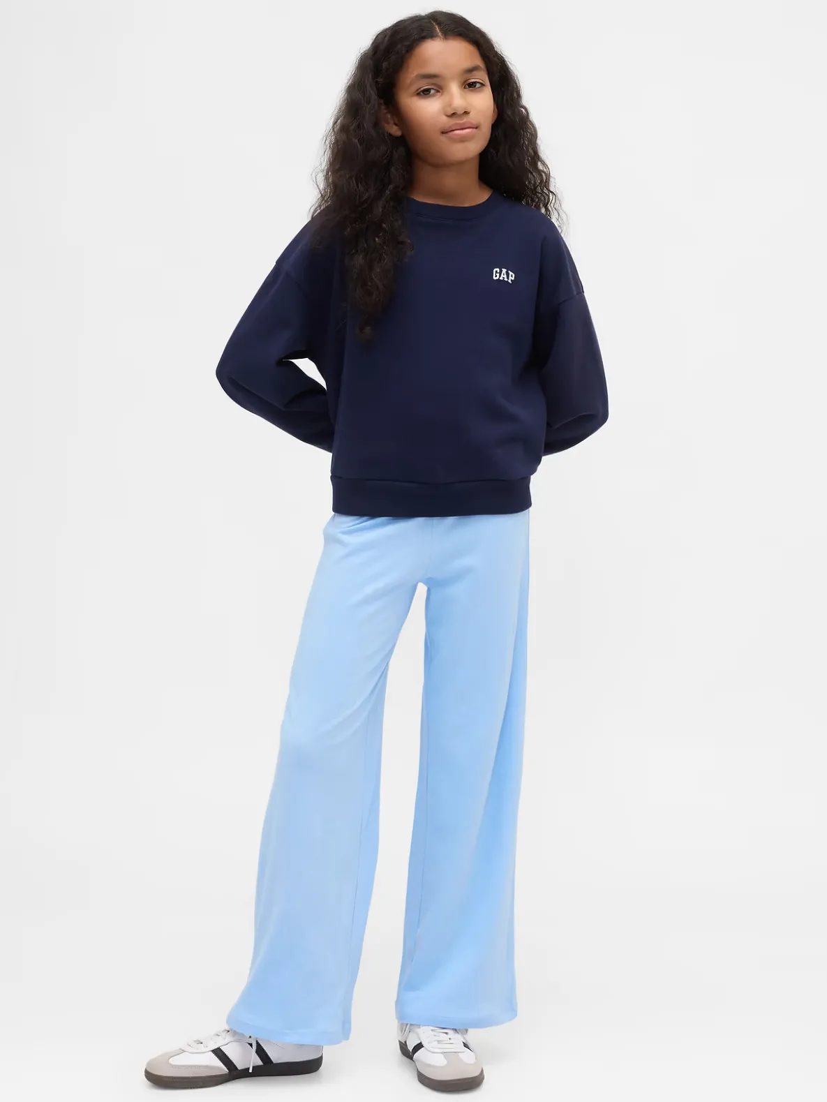 Kids Wide-Leg Foldover Leggings