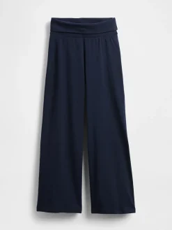 Kids Wide-Leg Foldover Leggings