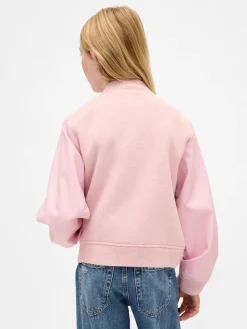 Kids Wool-Blend Varsity Bomber Jacket