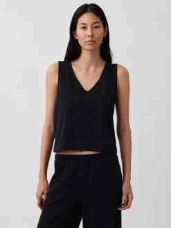 Knit Crop Tank Top