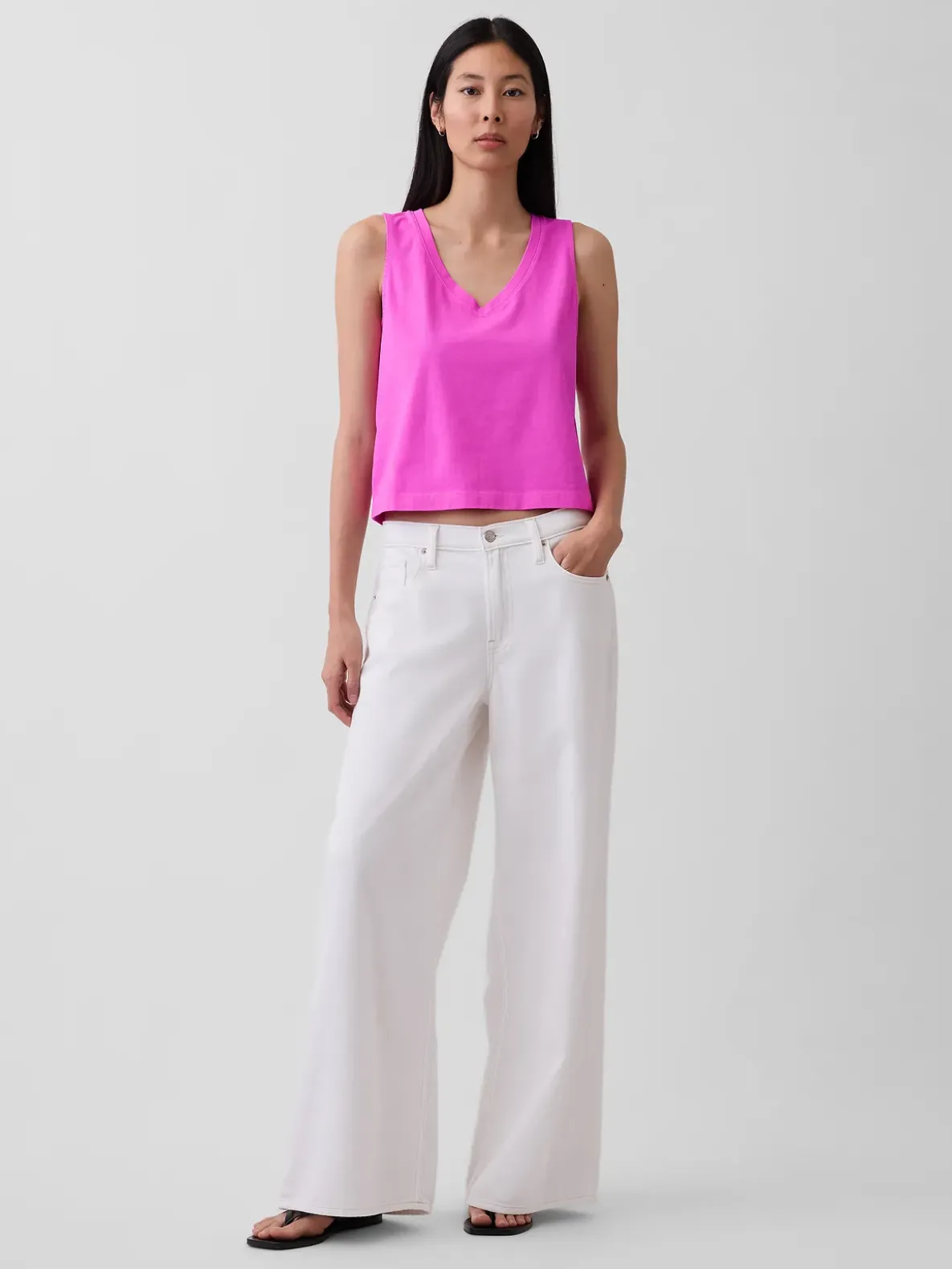 Knit Crop Tank Top