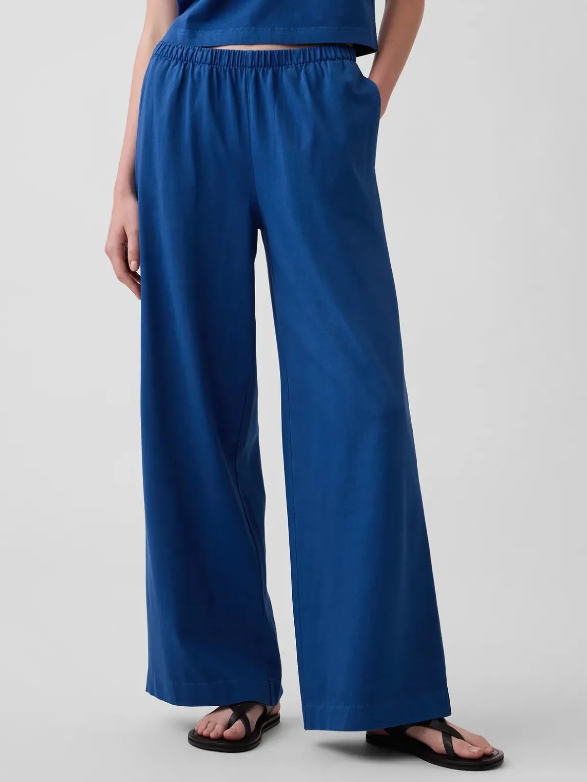 Knit Wide-Leg Pants
