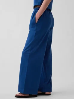 Knit Wide-Leg Pants