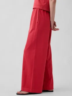 Knit Wide-Leg Pants