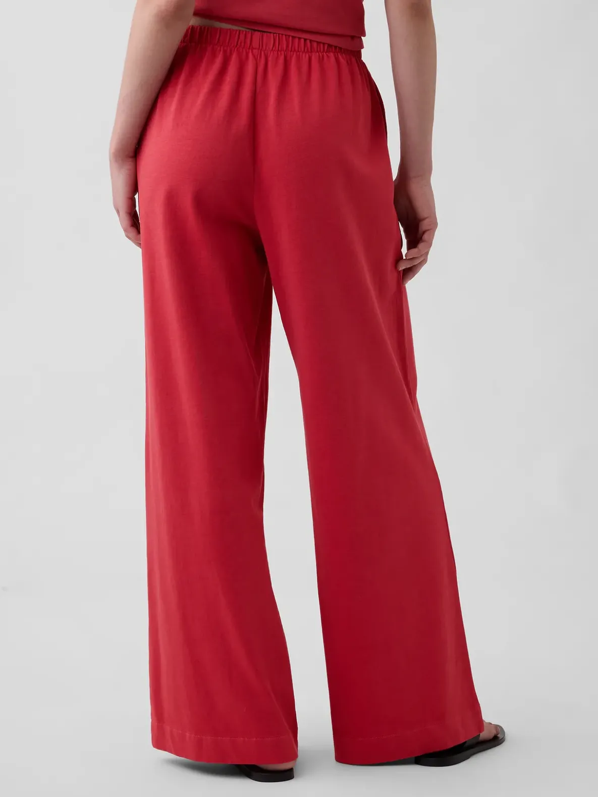 Knit Wide-Leg Pants