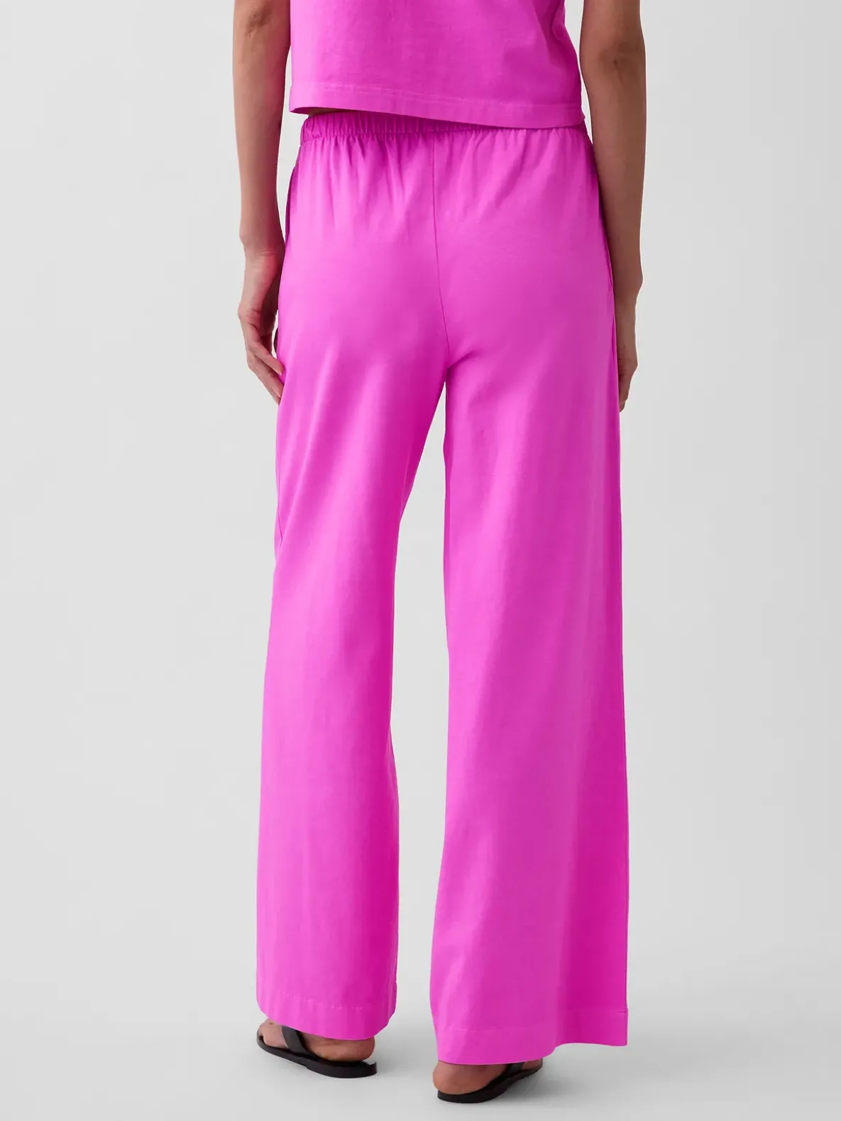 Knit Wide-Leg Pants