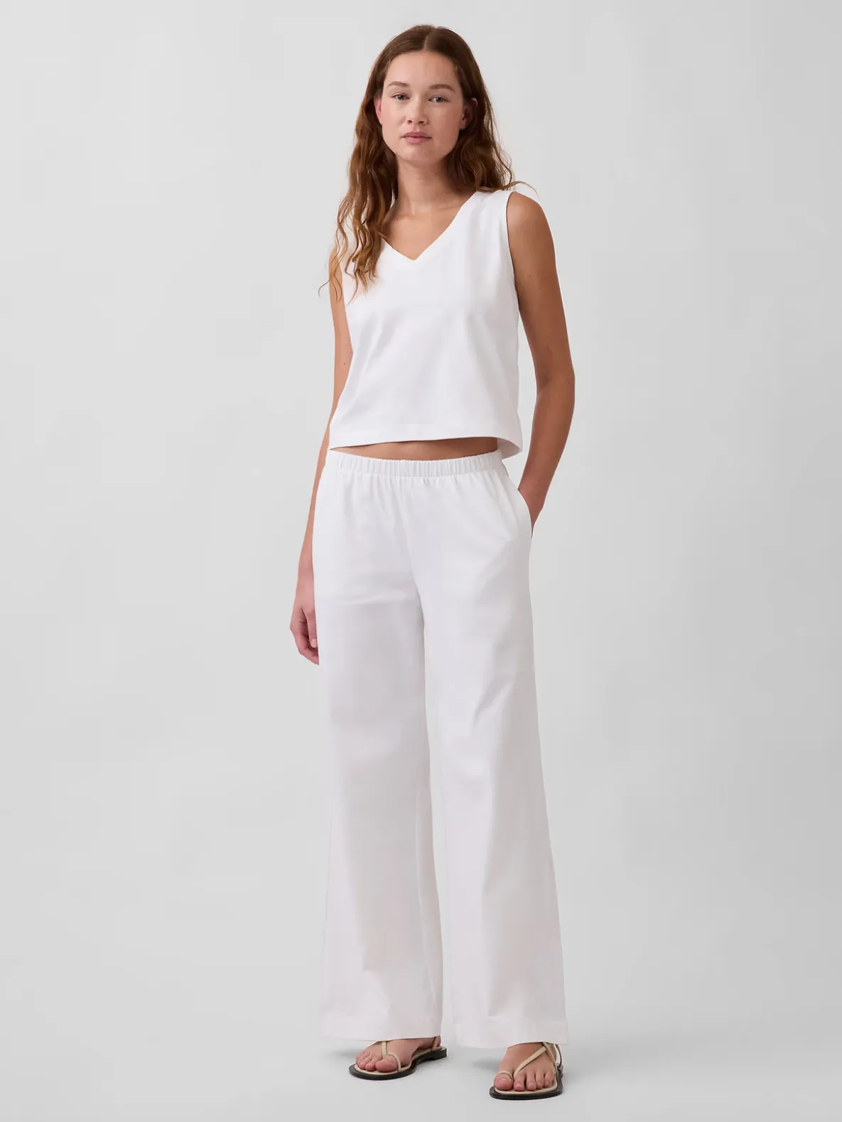 Knit Wide-Leg Pants