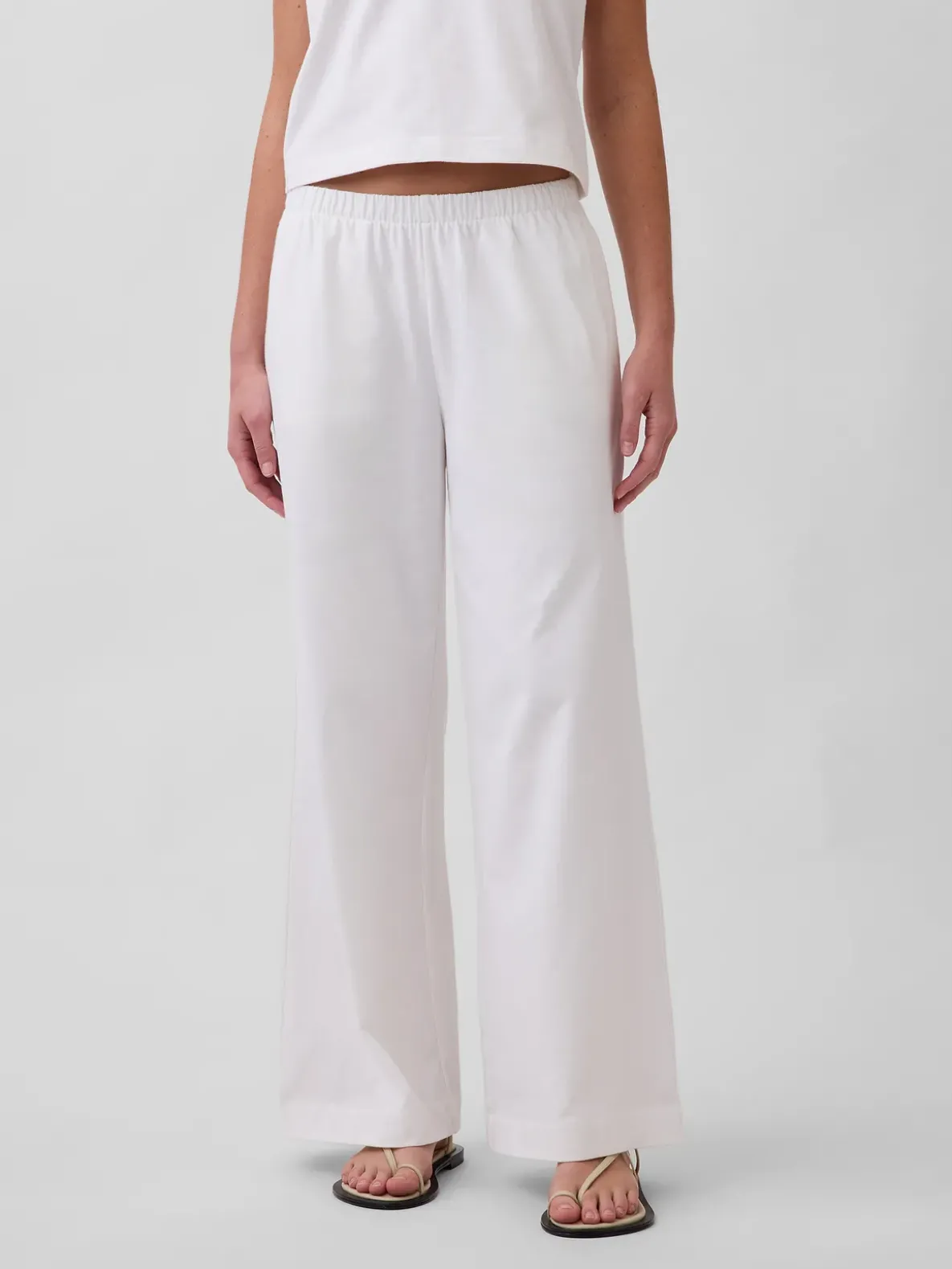 Knit Wide-Leg Pants