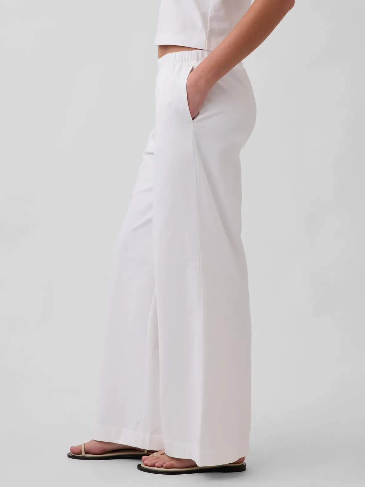 Knit Wide-Leg Pants