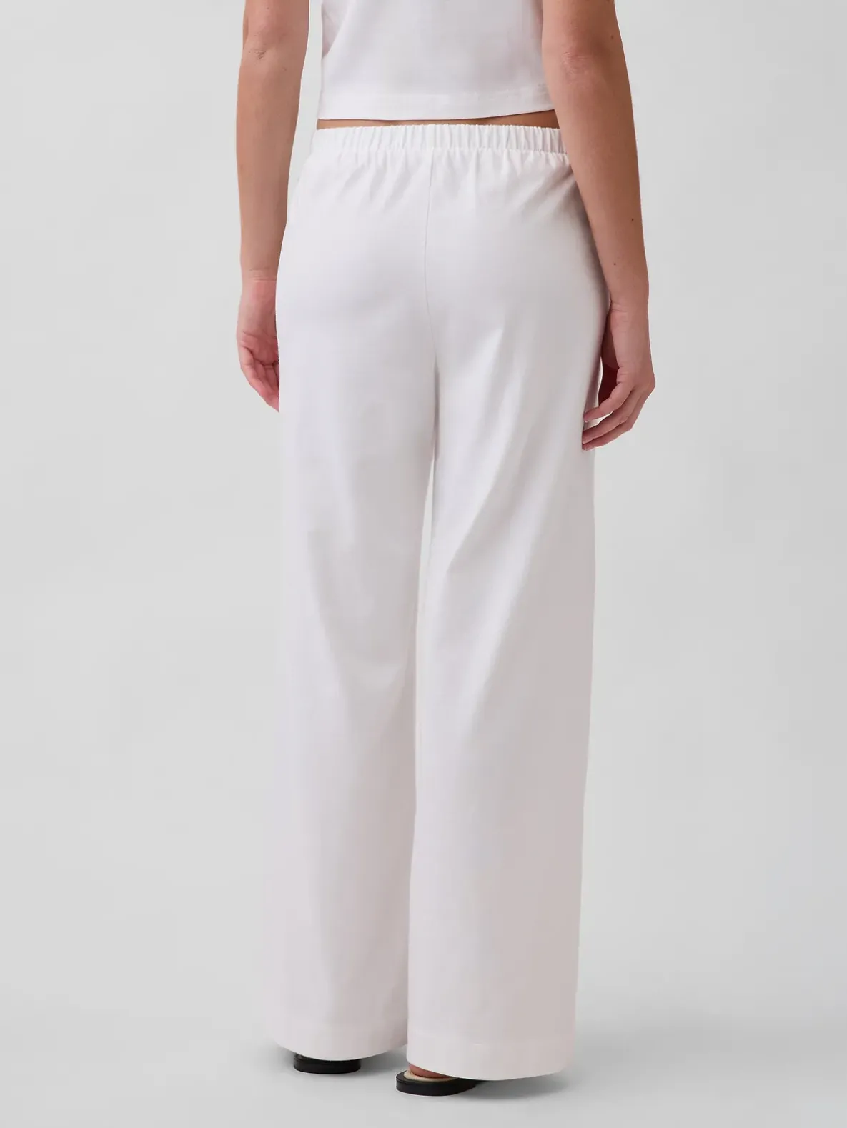 Knit Wide-Leg Pants