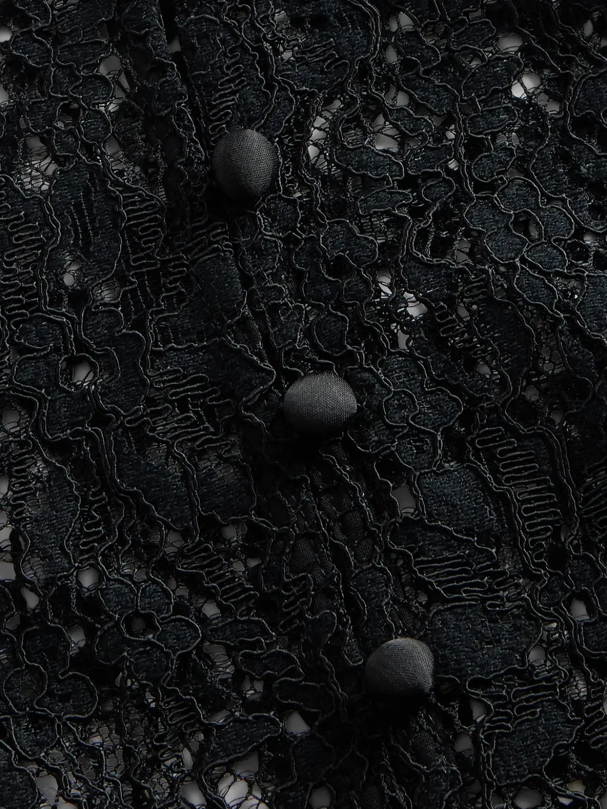 Lace Button-Front Top