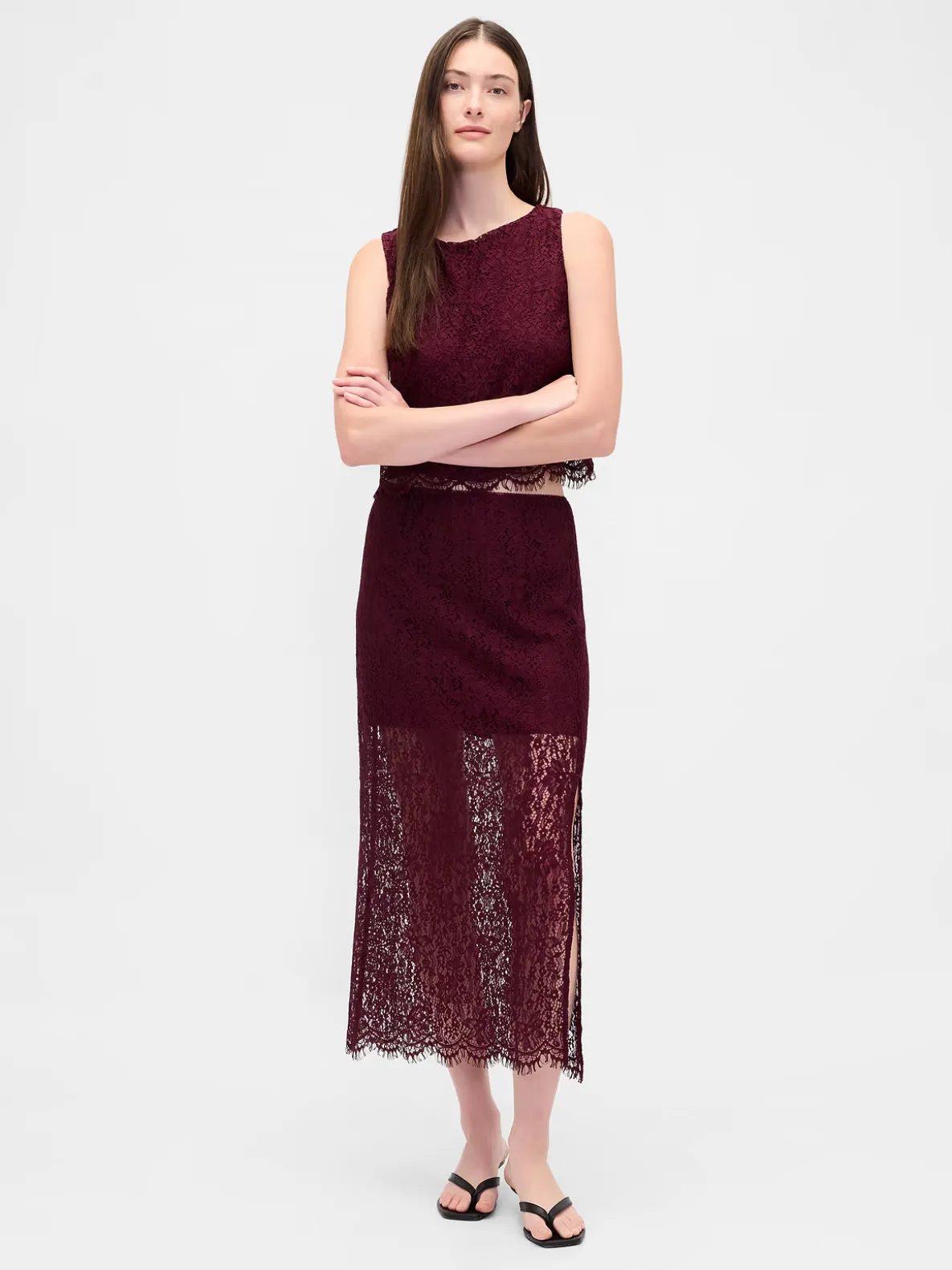 Lace Maxi Skirt