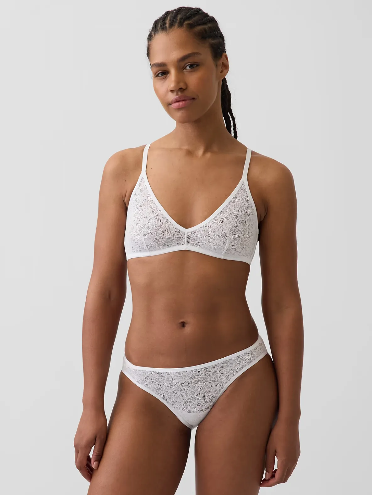 Lace Plunge Bralette