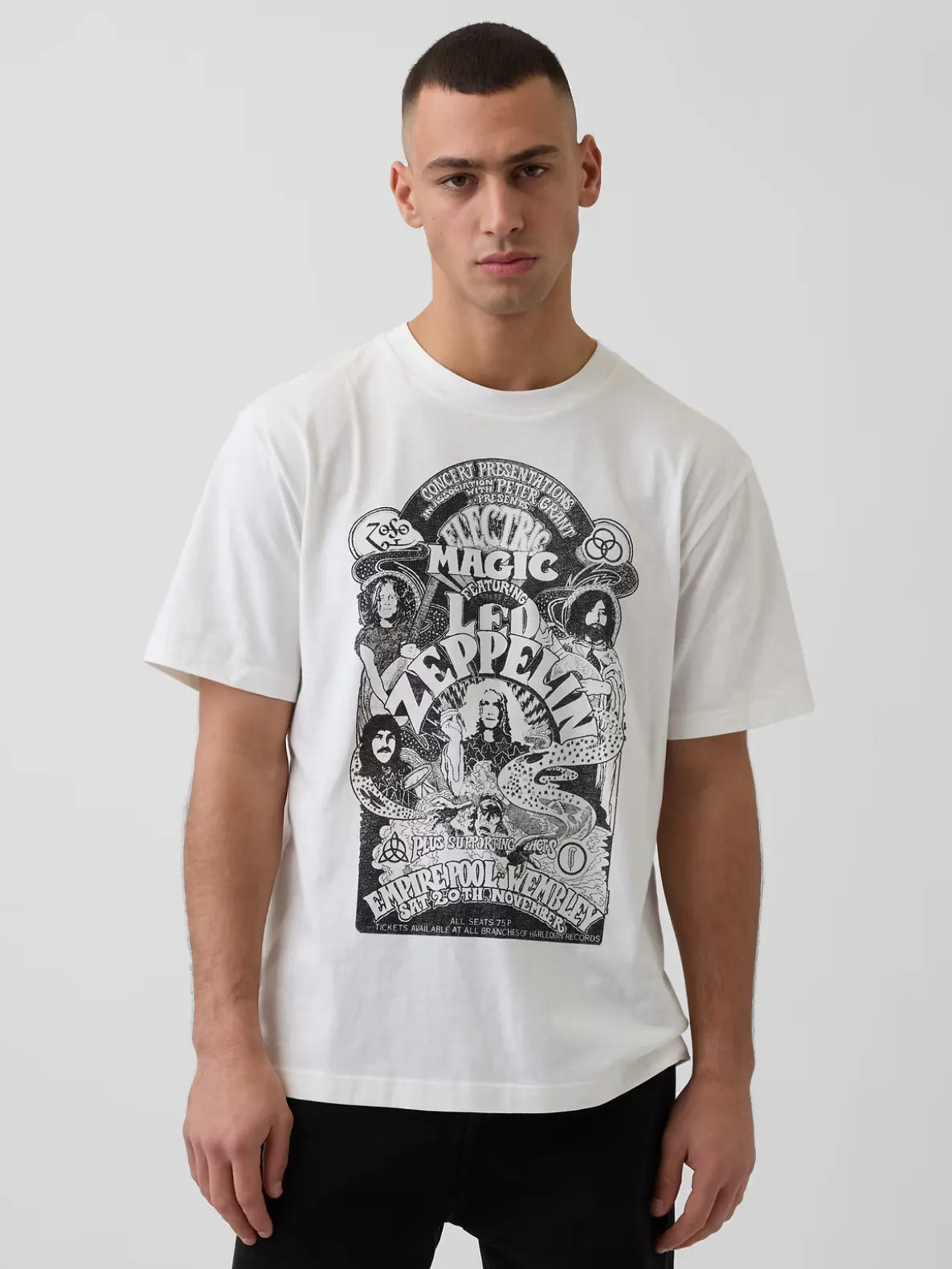 Led Zeppelin Relaxed Graphic T-Shirt