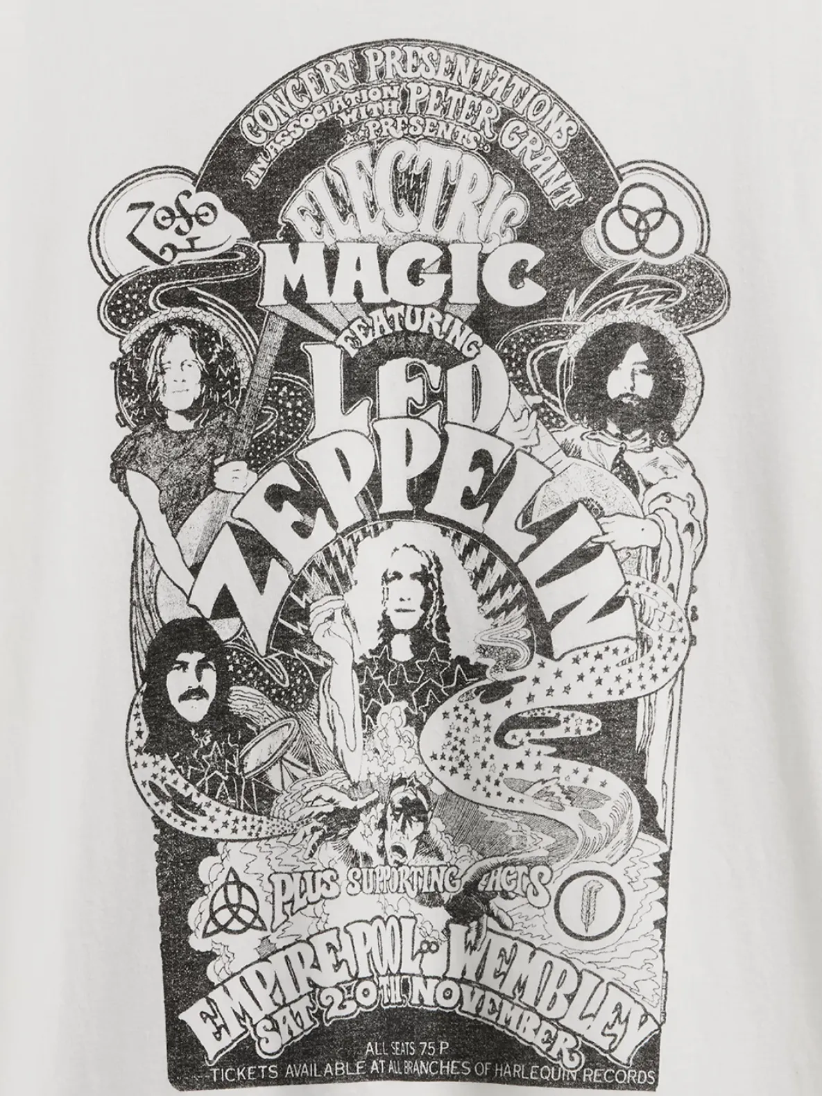 Led Zeppelin Relaxed Graphic T-Shirt