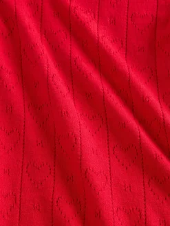 Lightweight CashSoft Pointelle Heart PJ Pants
