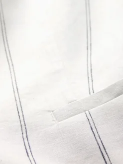 Linen-Blend Longline Vest