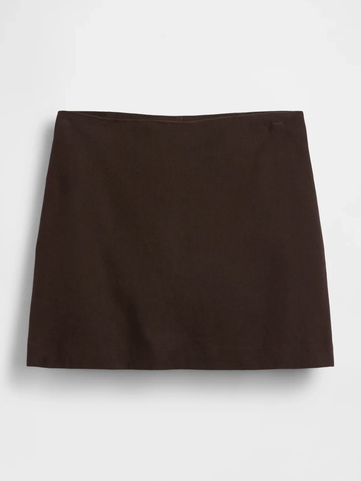 Linen-Blend Mini Skort