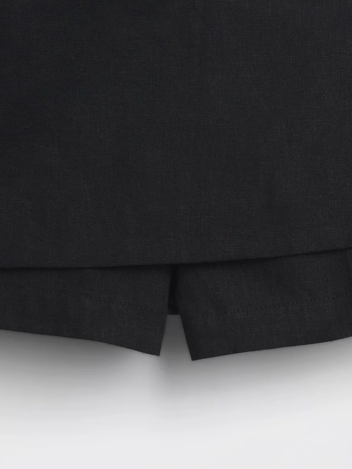 Linen-Blend Mini Skort