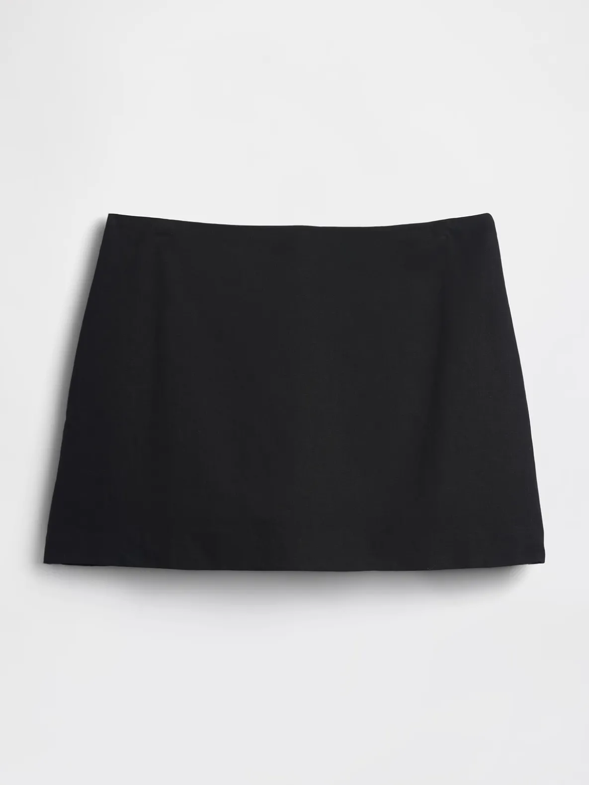 Linen-Blend Mini Skort
