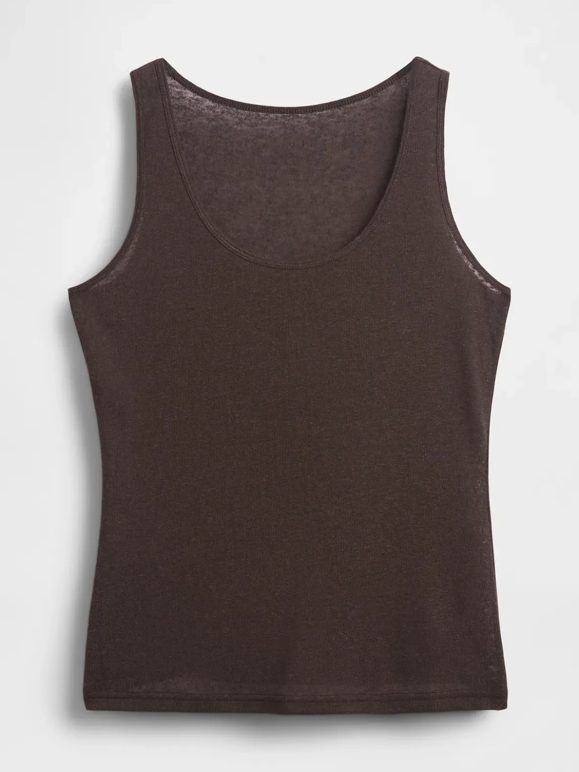 Linen-Blend Tank Top