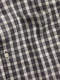 Linen-Cotton Relaxed Straight-Hem Shirt