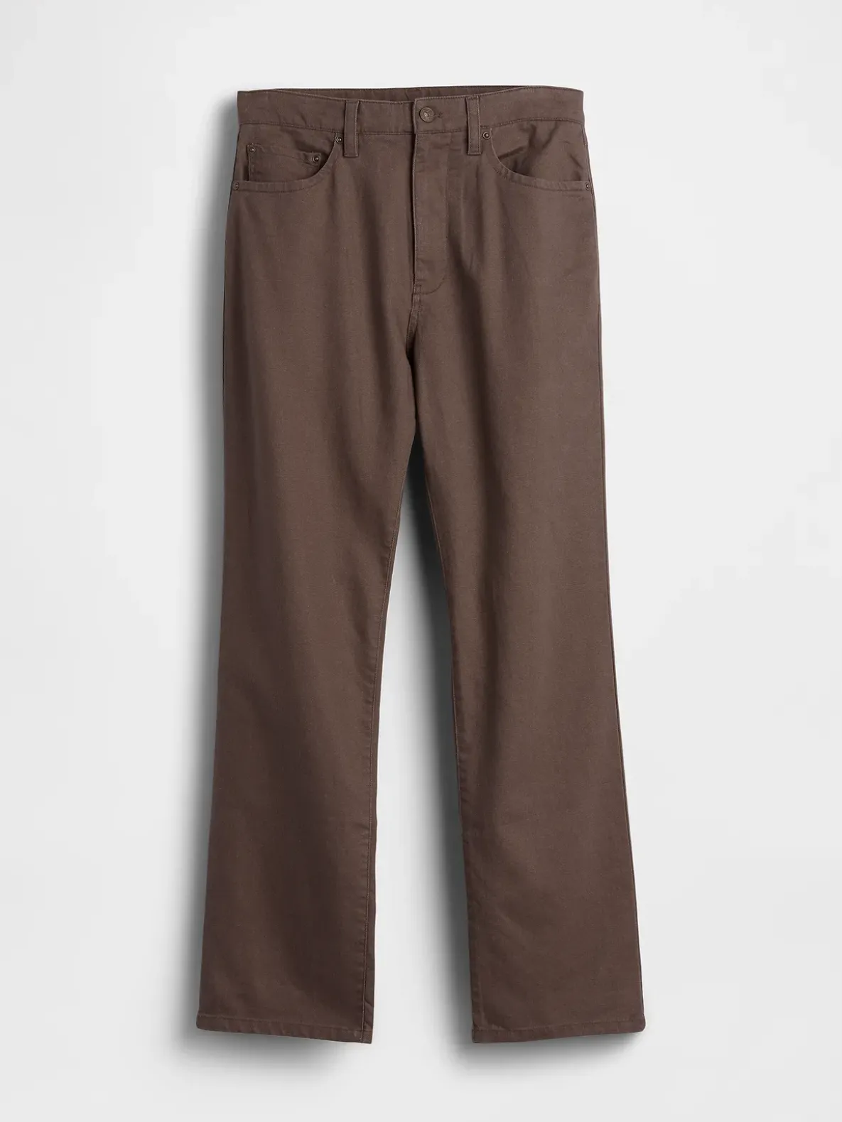 Linen-Cotton Relaxed Straight Pants