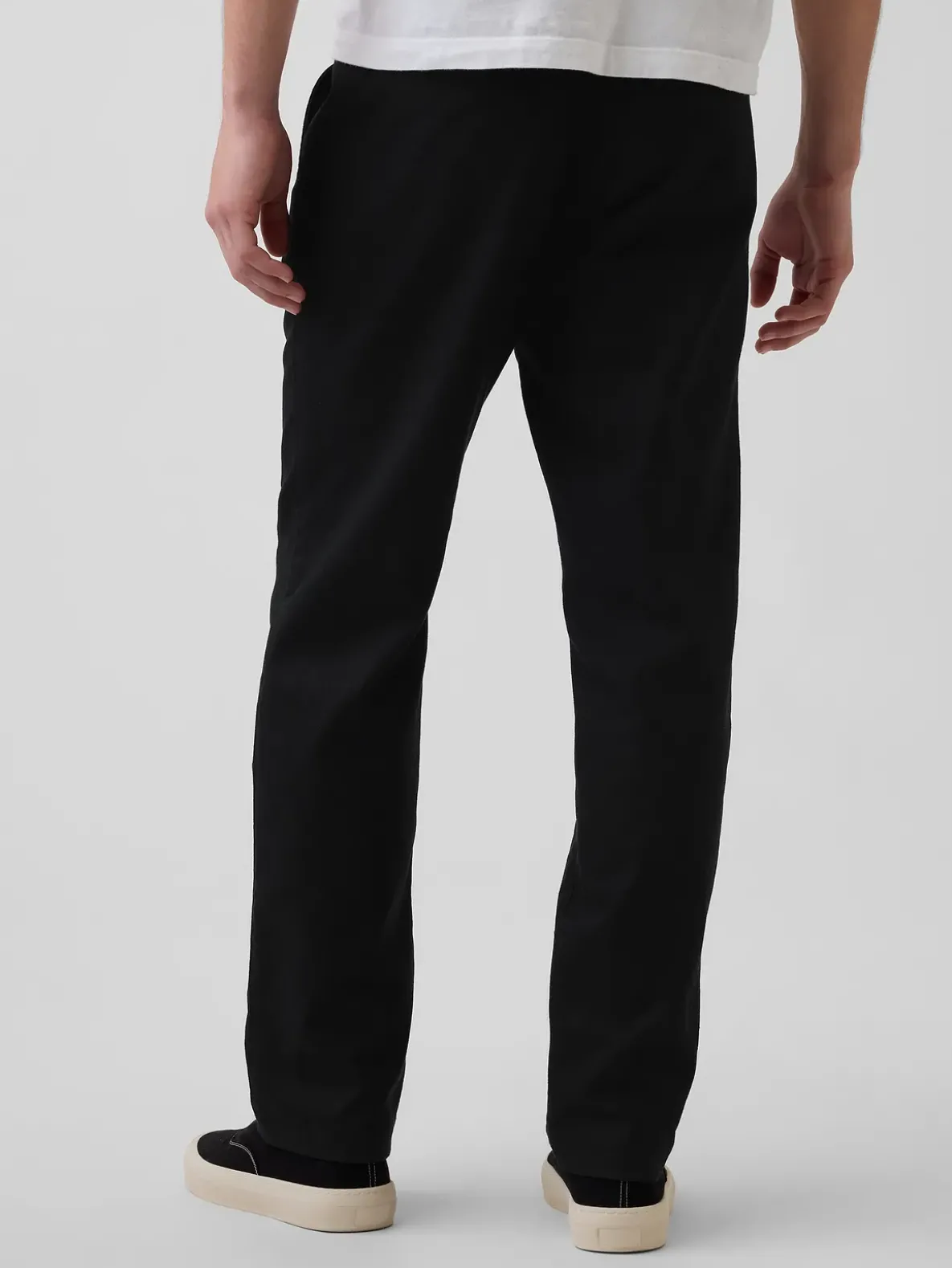 Linen-Cotton Relaxed Straight Trousers