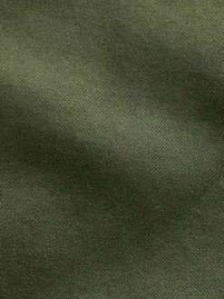 Linen-Cotton Relaxed Straight Trousers