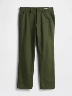 Linen-Cotton Relaxed Straight Trousers