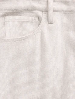 Linen-Cotton Wide-Leg Pants