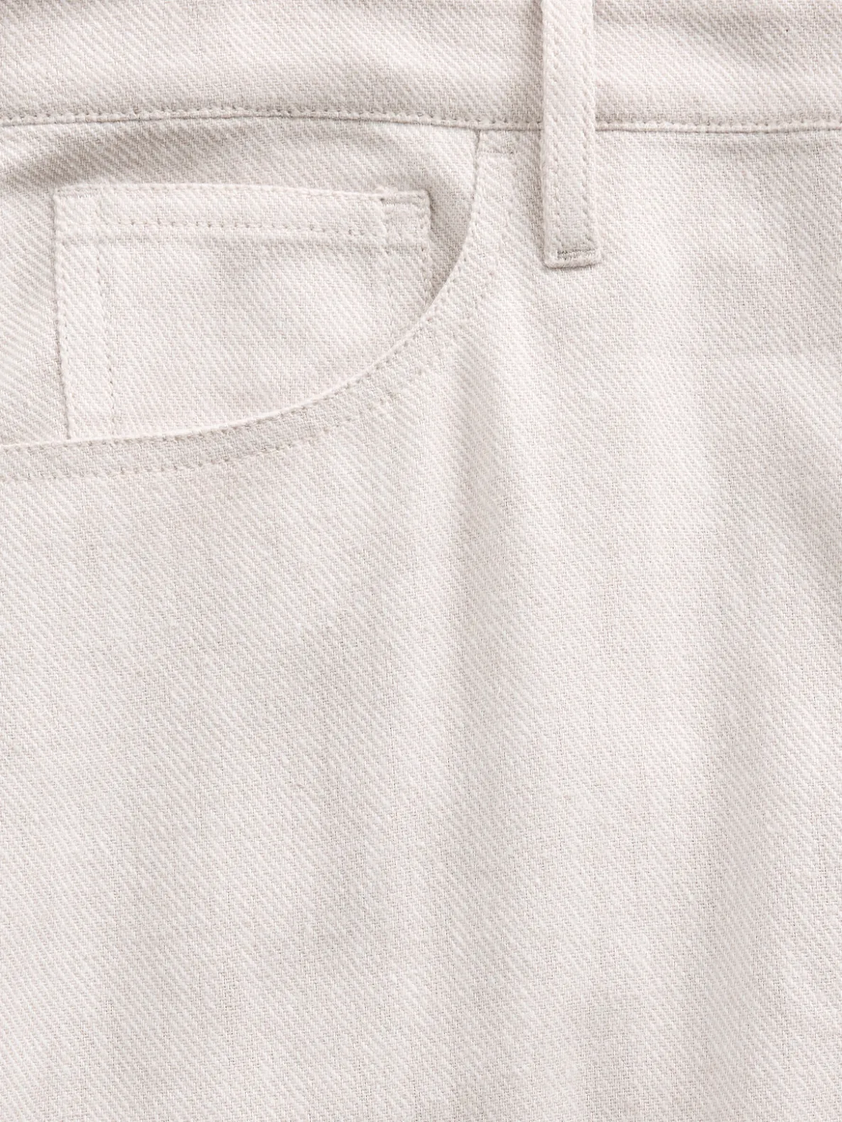Linen-Cotton Wide-Leg Pants