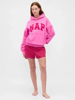 Logo Flannel Boxer Shorts