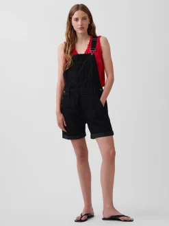 Loose Denim Shortalls