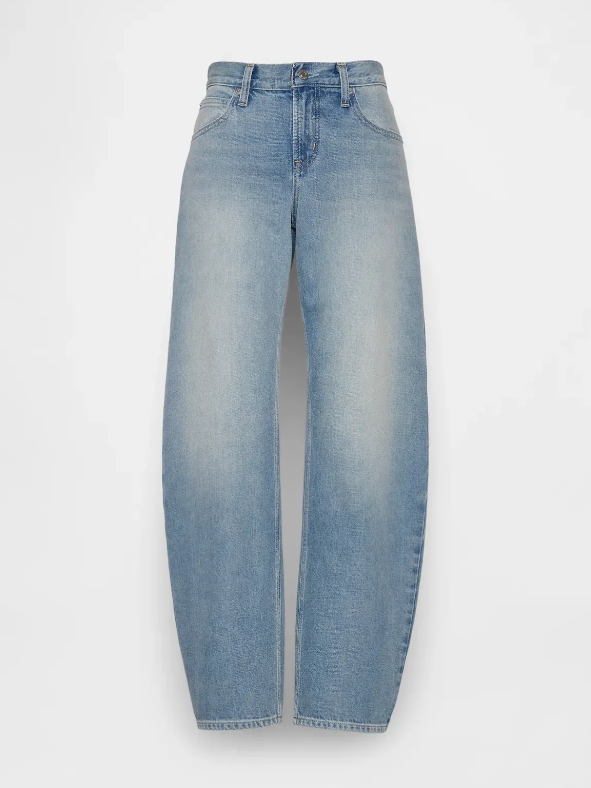 Low Rise Barrel Jeans