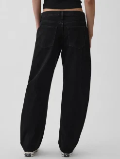Low Rise Barrel Jeans