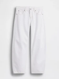 Low Rise Barrel Jeans