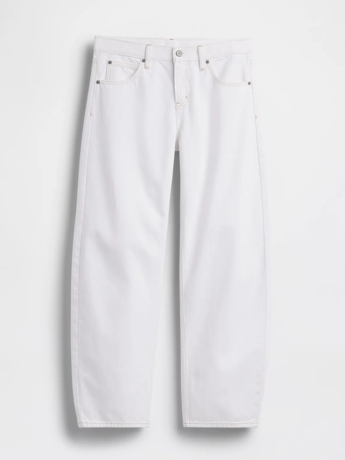 Low Rise Barrel Jeans